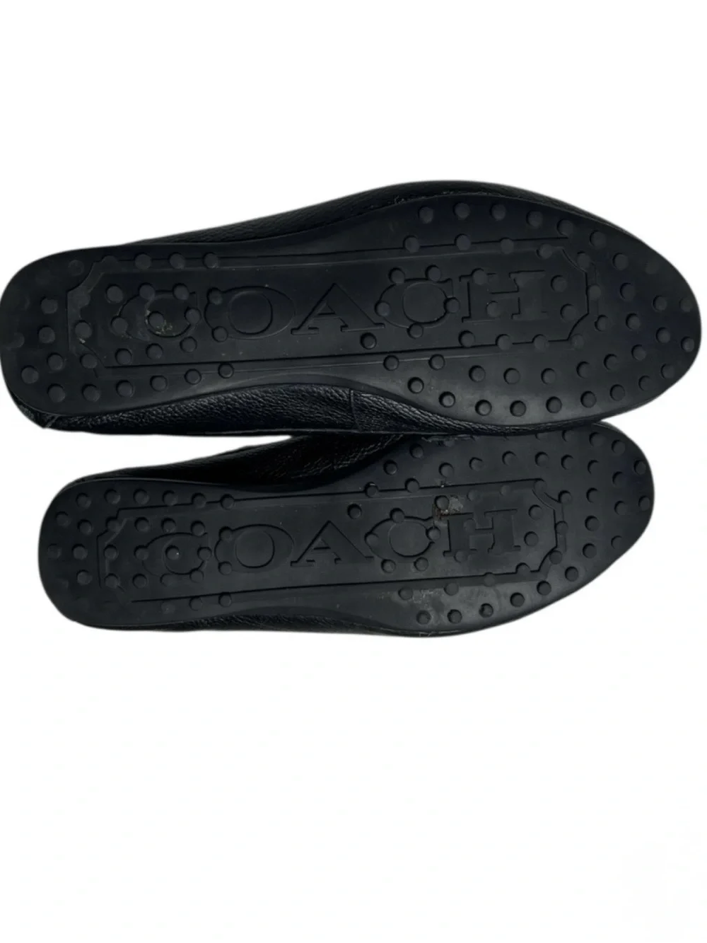 COACH Fredrica Women's Black Leather Loafers
